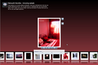 Panaglobe Silverlight PhotoBrowser - in red